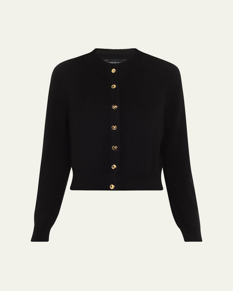 Shrunken Cashmere Cardigan